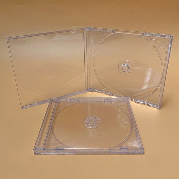 1 ST ReadStar Transparent Plast Single Piece case CD- case