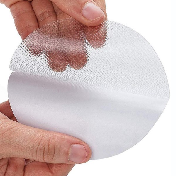 10PC badrumsgenomskinliga halkfria tejp Anti-slip band runda A1