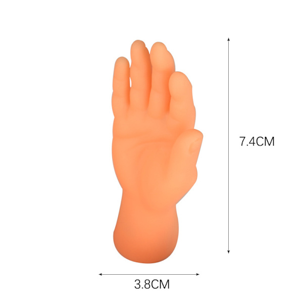 Retande katt plastfingerhandskar Mänsklig hand Cat Interactive T 6