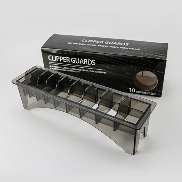 Base Box Universal Clipper Limit Kamguide Byte av frisör Black 10 cells