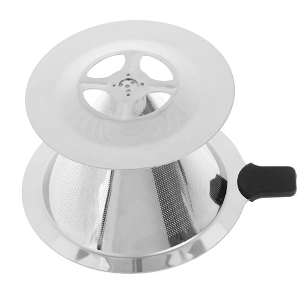 Återanvändbar kaffefilterhållare Pour Over Coffees Dripper Mesh Te