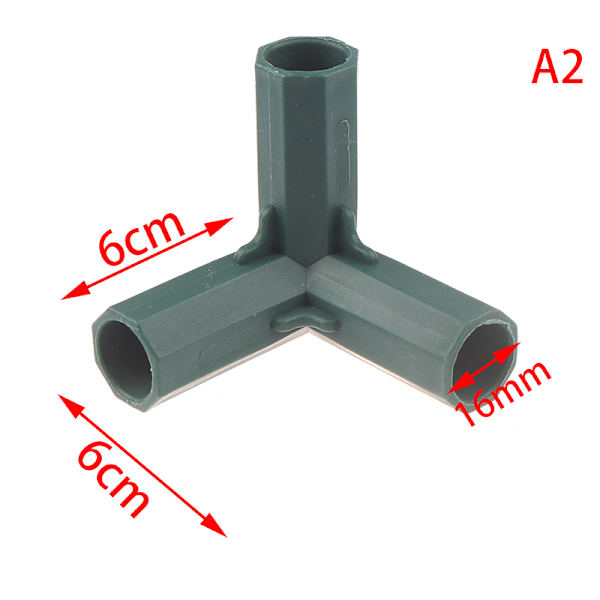 16MM PVC Fitting Stall Support Heavy Duty växthusram Bui A2