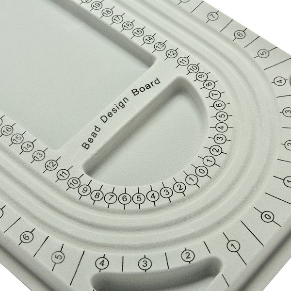Flockad pärlbräda String Craft Tool Beading Smycken Design O