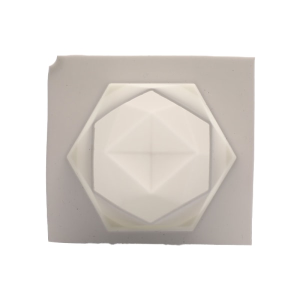 Kreativa handgjorda åtta-multilaterala Diamond Face Cube Candle