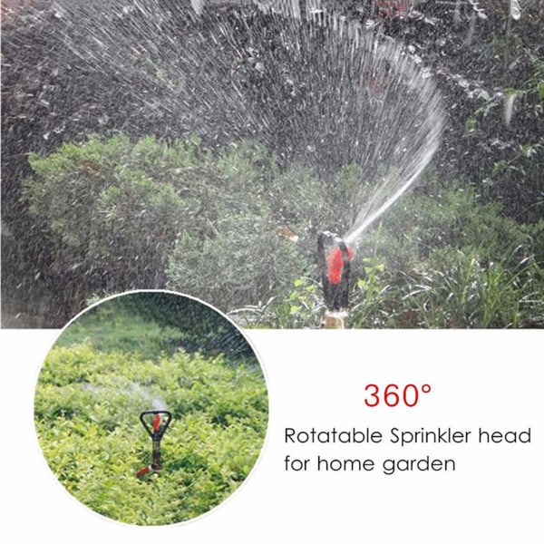 DN15 Yard Trädgård Gräsmatta Bevattning 360° Rotation Water Sprinkler