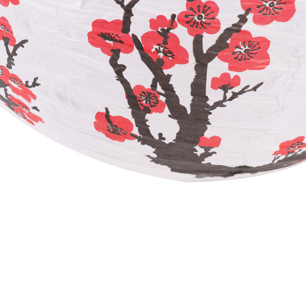 35 cm Plum Blossom Runt Papper Lykta Lampskärm Oriental Styl 30*30cm