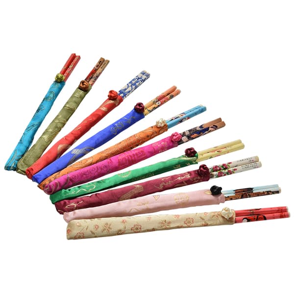 10 par klassiska designstickor Bröllopspresent present set