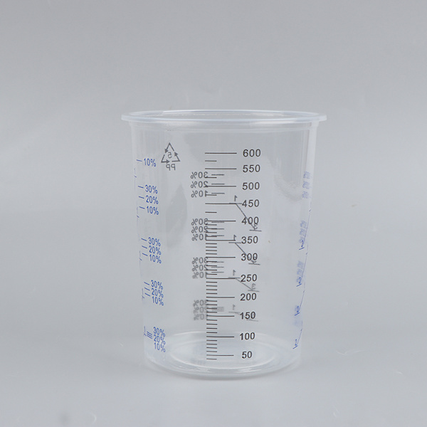 10/50 st Färgblandningskalibrerad kopp Plastfärgblandningskoppar 10