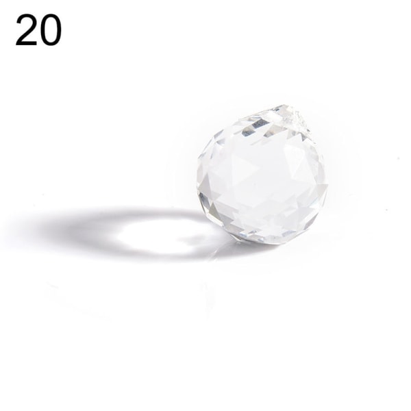20/30/40 mm glaskristallkula prisma ljuskrona hängande hängsmycke 20 mm