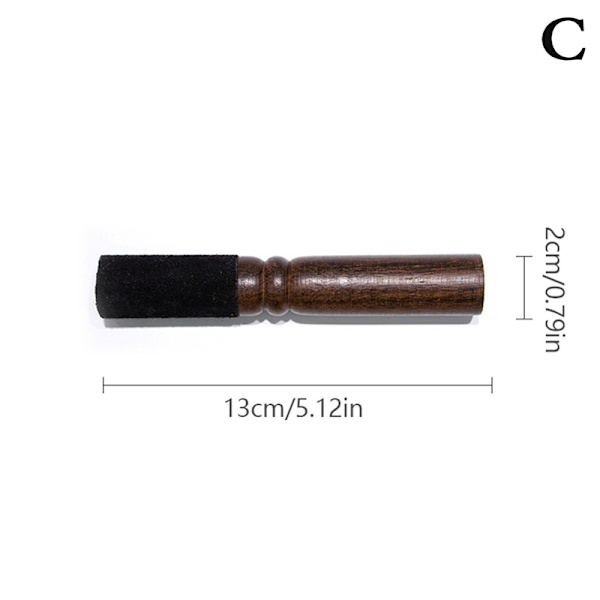 12/12,5/13 cm tibetansk sångskål Läderpinne Buddhist Singin C
