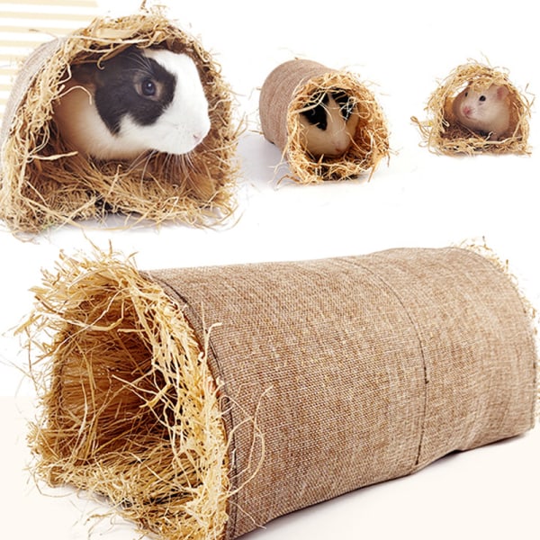 Hideaway Toy Animal Grass Halm Bunny Tunnel Toy Andas Gu 3M