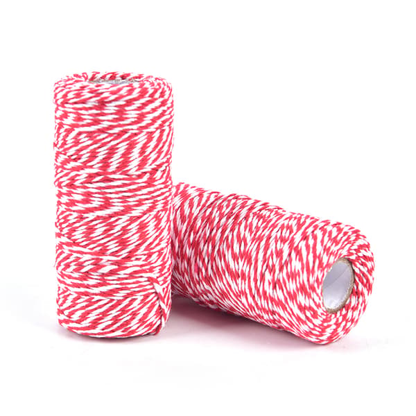 100m/rulle Cotton Bakers Twine String Cord Julklappsförpackning