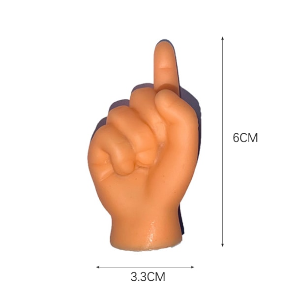 Retande katt plastfingerhandskar Mänsklig hand Cat Interactive T 7
