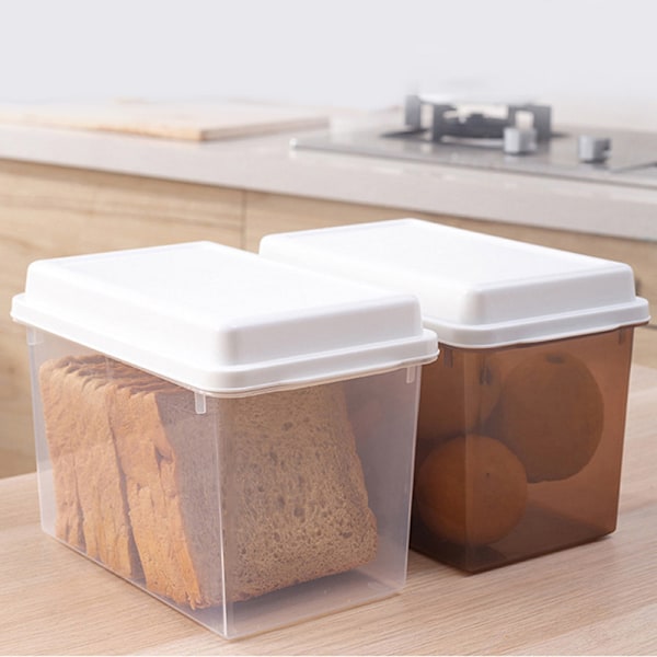 Bröd Rostat bröd Kylskåp Crisper Förvaringslåda Kök Plast C Clear