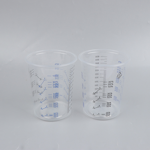 10/50 st Färgblandningskalibrerad kopp Plastfärgblandningskoppar 10