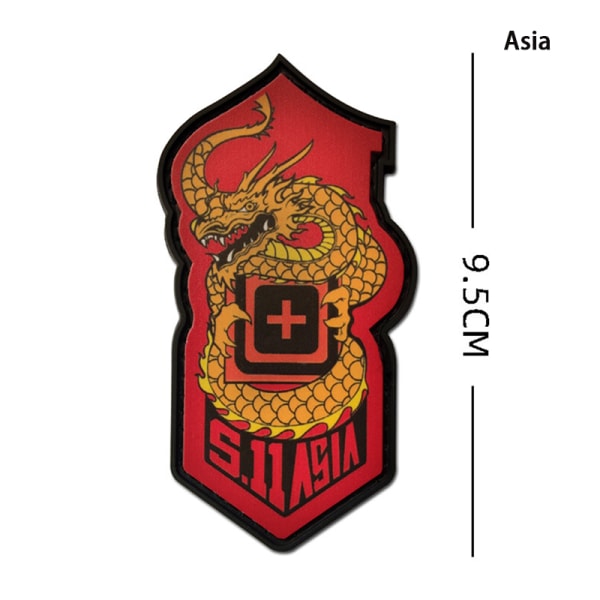 CrossFit 5.11 Military PVC Tactical Patches Broderi Emblem A Asia