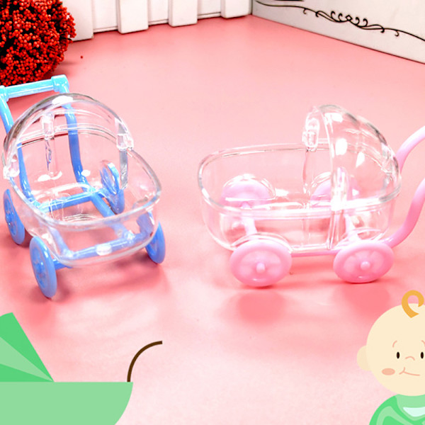 6st Mini Baby Spjälsäng Godislådor Baby De Pink