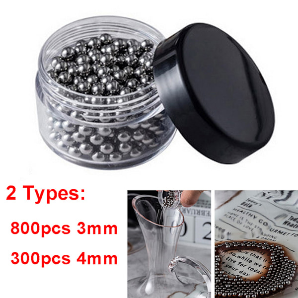 800 st vintefläckar Rengör vattenpipakoppen Rengöring av glasflaskor B 800pcs 3mm