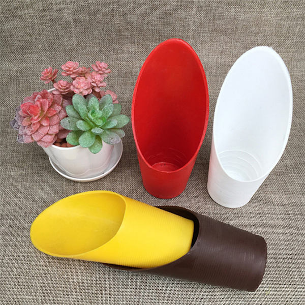 1 st Jord Plast Spade Spade Cup Suckulent DIY Bonsai Helper White