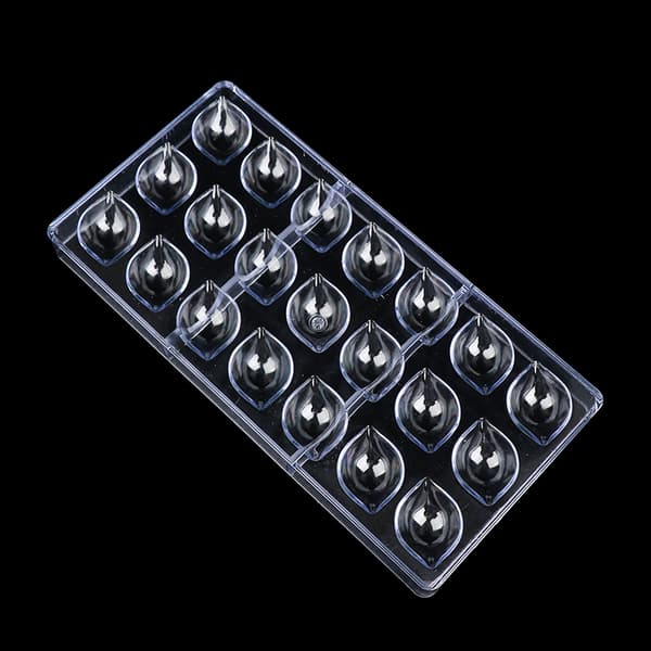 3D Form Polykarbonatbricka Kula Kula Tjock Kaka Mol Transparent