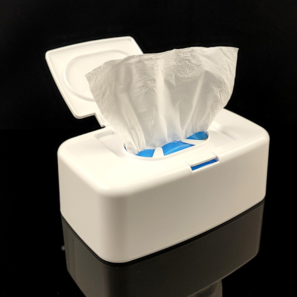 Wet Tissue Box Torkdispenser Portable Wipes Servettförvaringsbox White