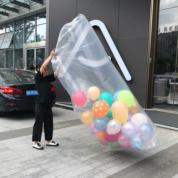 Ballongpåse Förvaringsväska för transport Ballong Clear Large Big Pl 1.5*2.5m