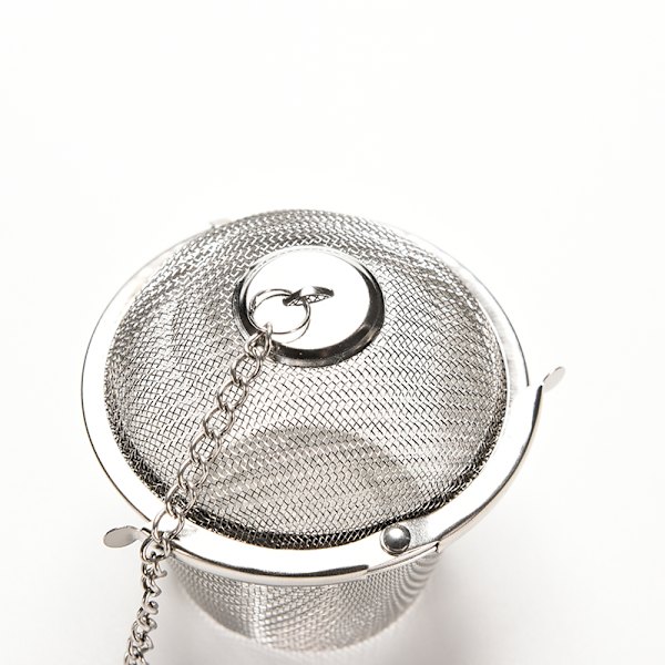 Praktisk teboll Spice Sil Mesh Infuser Filter Rostfritt