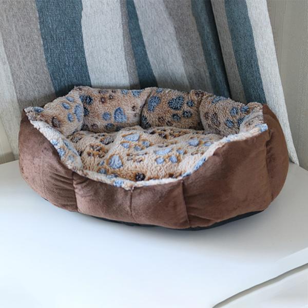 Pet Dog Sängar Mattor Soft Plysch Varm Soffa Kennel Sovkorg för