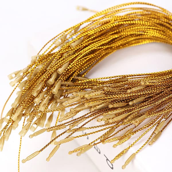 100st20cm Guld Silver Reptrådar Presentförpackning String Chris Gold