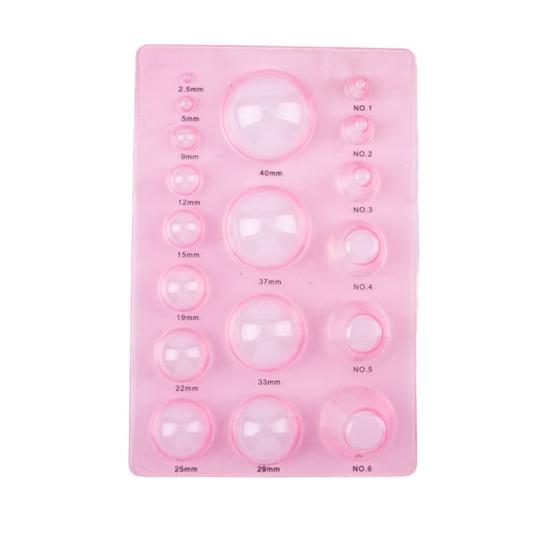 DIY Paper Crafts Tool Quilling Half Ball Mini Papercraft Mould Pink