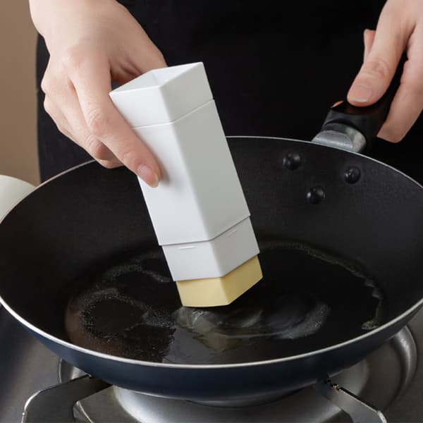 Handy Solid Butter Spreader Hållare Sticks Förvaringsbehållare Ch White