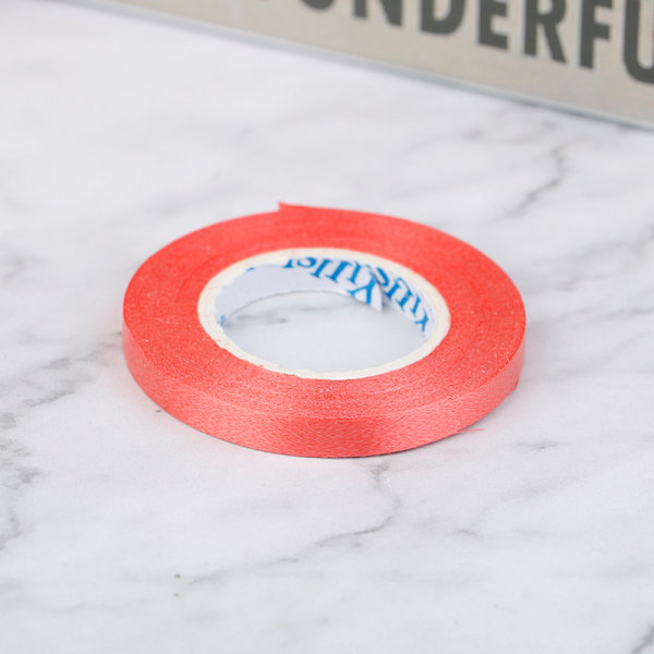 10M/Rullband Födelsedagsfest Bröllopsdekor Ballongband Sil Red