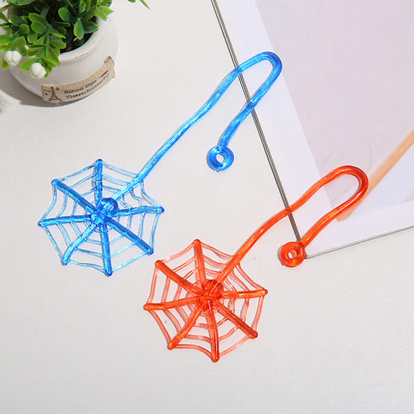 10 st Elastiskt töjbar klibbig spindelnätsklättringsromant Multicolor