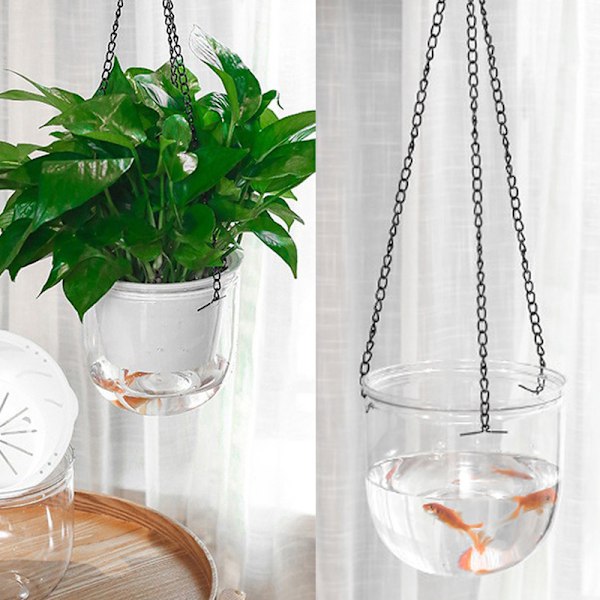 1st Hängande blomkruka Självabsorberande vatten Förtjockad plast La