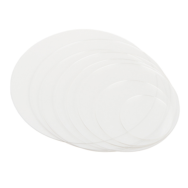 2 mm klar cirkel akrylskivor för runda tårtskivor DIY 15CM