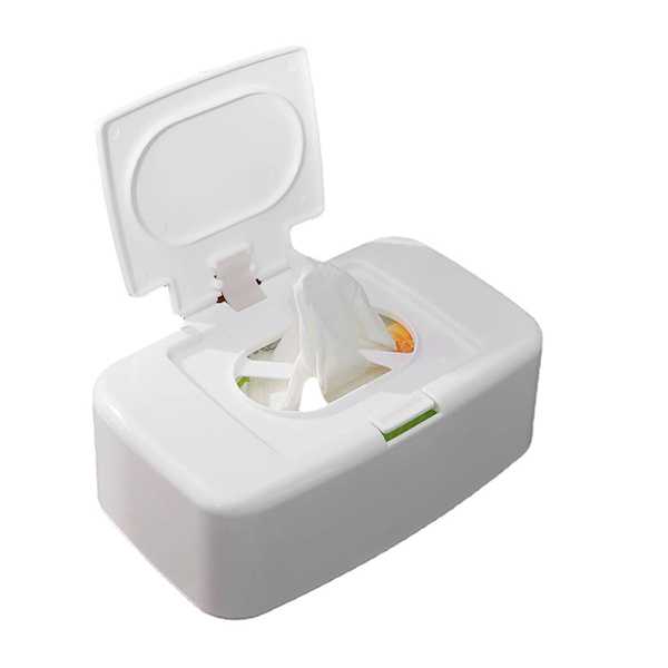 Wet Tissue Box Torkdispenser Portable Wipes Servettförvaringsbox White