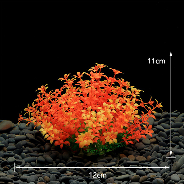Simulering Artificiell s Aquarium Dekor Vatten Ogräs Ornament Aq 5