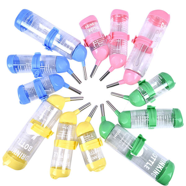 1 ST Hamster Drinker Plast Hängande vattenflaska Dispenser Fe A2