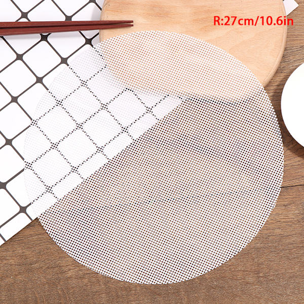 Dim Sum Liners Silikon Steamer Non Stick Steam Mesh Mat Kök 27CM