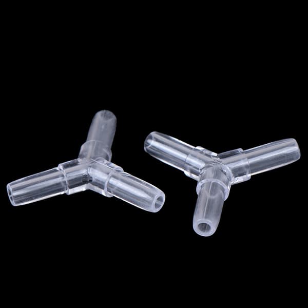 10 st 2Way/3Way Clear Aquarium Tube Connector Luftventiler Montering A2