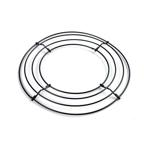 Rund Hoop DIY Christmas Wire Krans Ram Vägghängande För Ons 14 inch