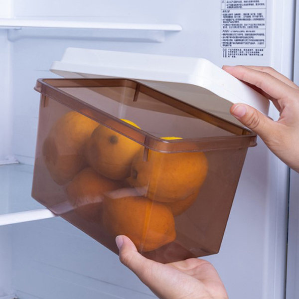 Bröd Rostat bröd Kylskåp Crisper Förvaringslåda Kök Plast C Clear