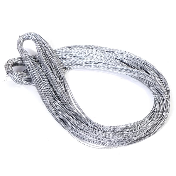 100m rep Guld Silver Sladd Presentförpackning String Metallic Jewel Silver