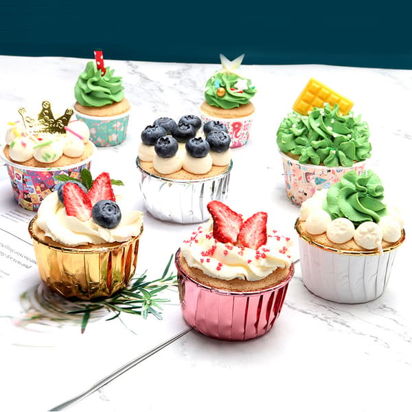 50st/förpackning Cupcake Liner Cake Wrappers Bakformsfat Case Cak B
