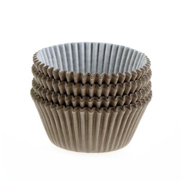 100 st kaffefärg cupcake pappersmuggar papper cupcake form cupca