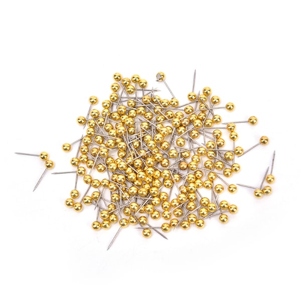 200st/lot guld metall kulhuvud pins för DIY smycken gör Hea B