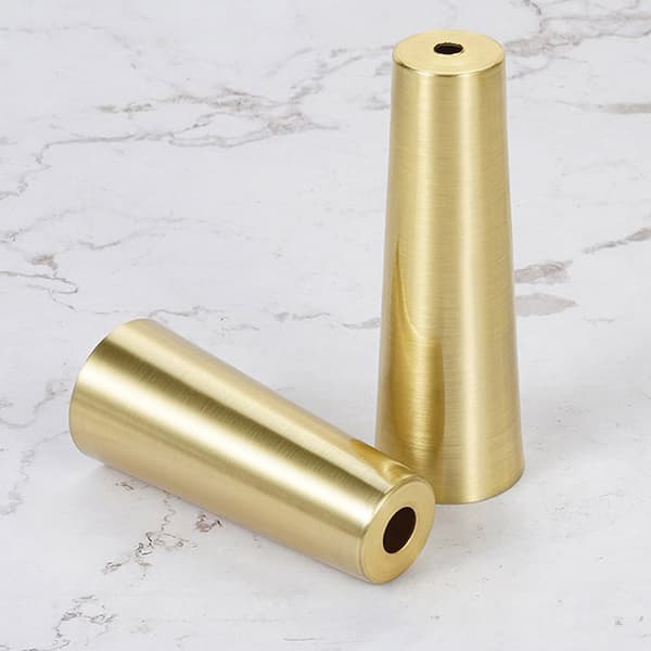 Fot Solid Borstad Järn Bord Stol Cylinder Cap Protect Decor A4