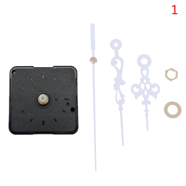 1 Set Silent Quartz Clock Movement Mechanism DIY Kit Batteri Po N1