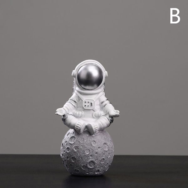 Nordic Astronaut Figurines Resin Skulptur Modern Heminredning Ta C