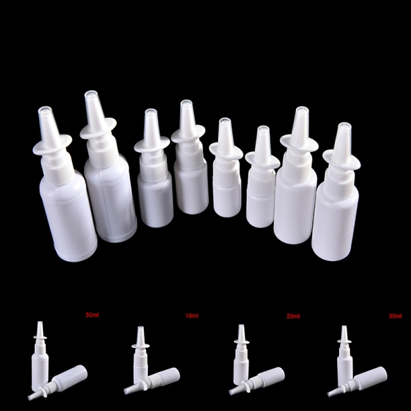 2x tomma näspumpssprayflaskor i plast Dimnäsflaskor 10/ 10ml